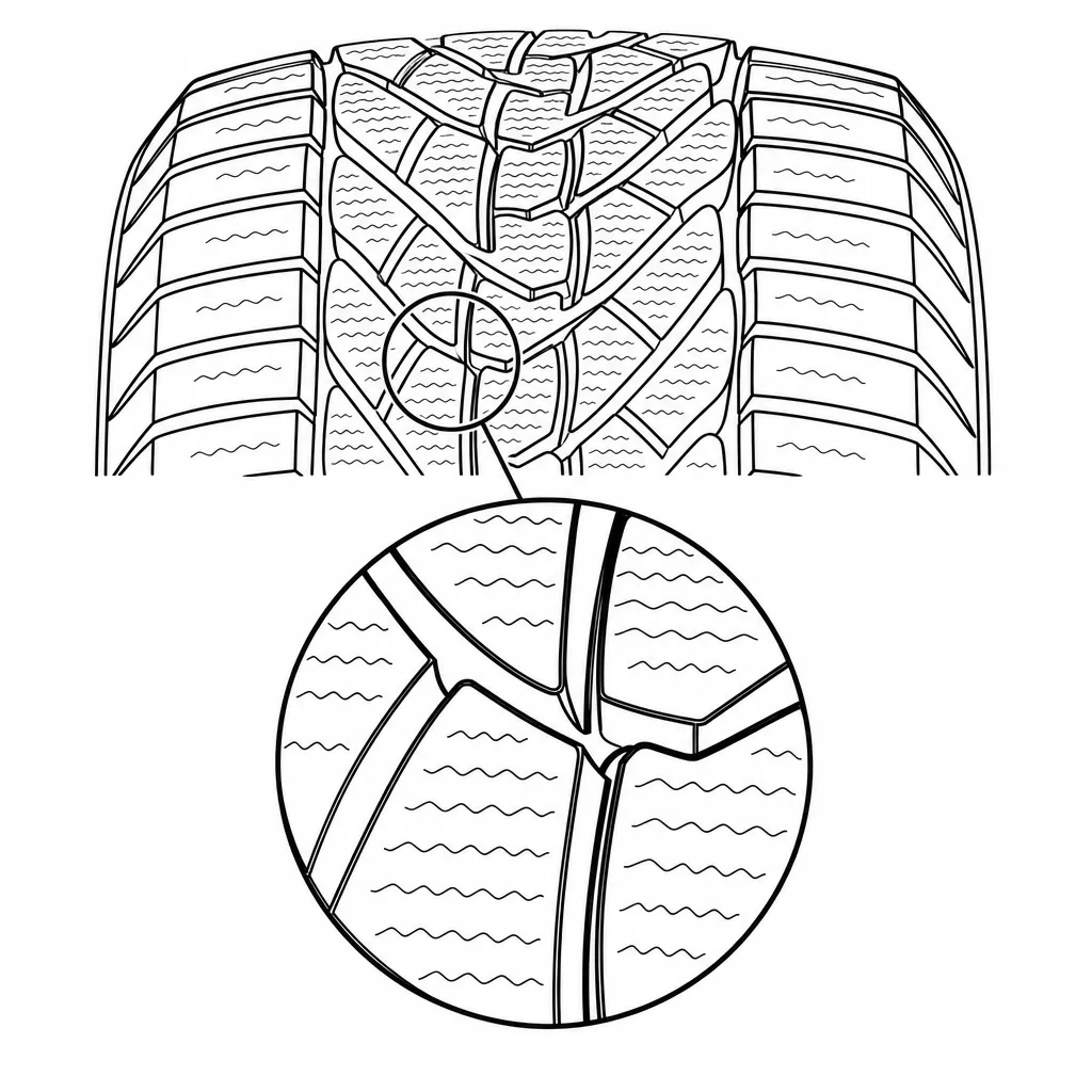 Schéma illustratif : Pavés intermédiaires polygonaux, irréguliers et décalés