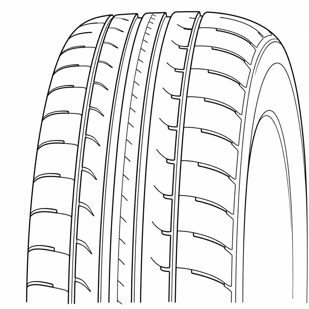 Schéma illustratif : Épaules semi-continues à encoches courtes