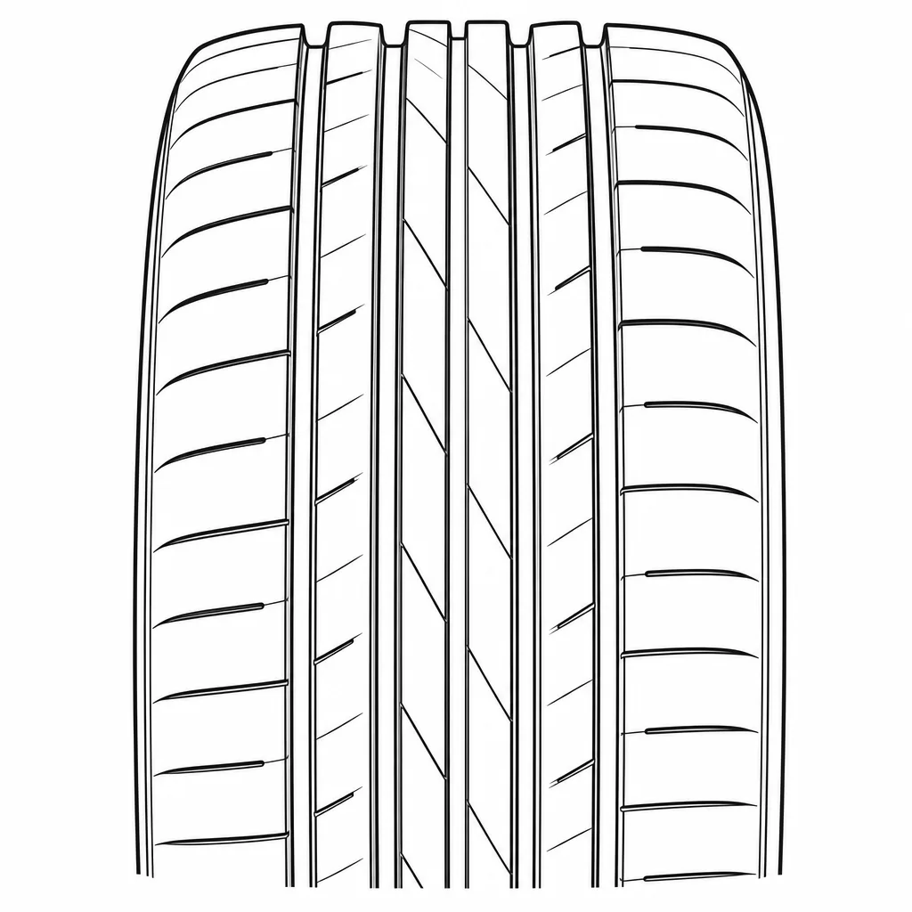 Schéma illustratif : Répartition du taux de gomme entre nervures centrales étroites et larges éléments périphériques
