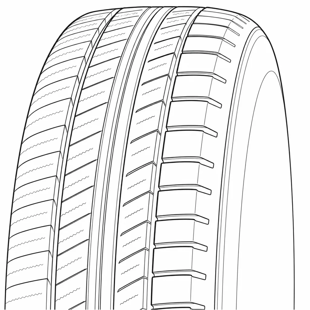 Schéma illustratif : Épaules quasi continues à encoches courtes