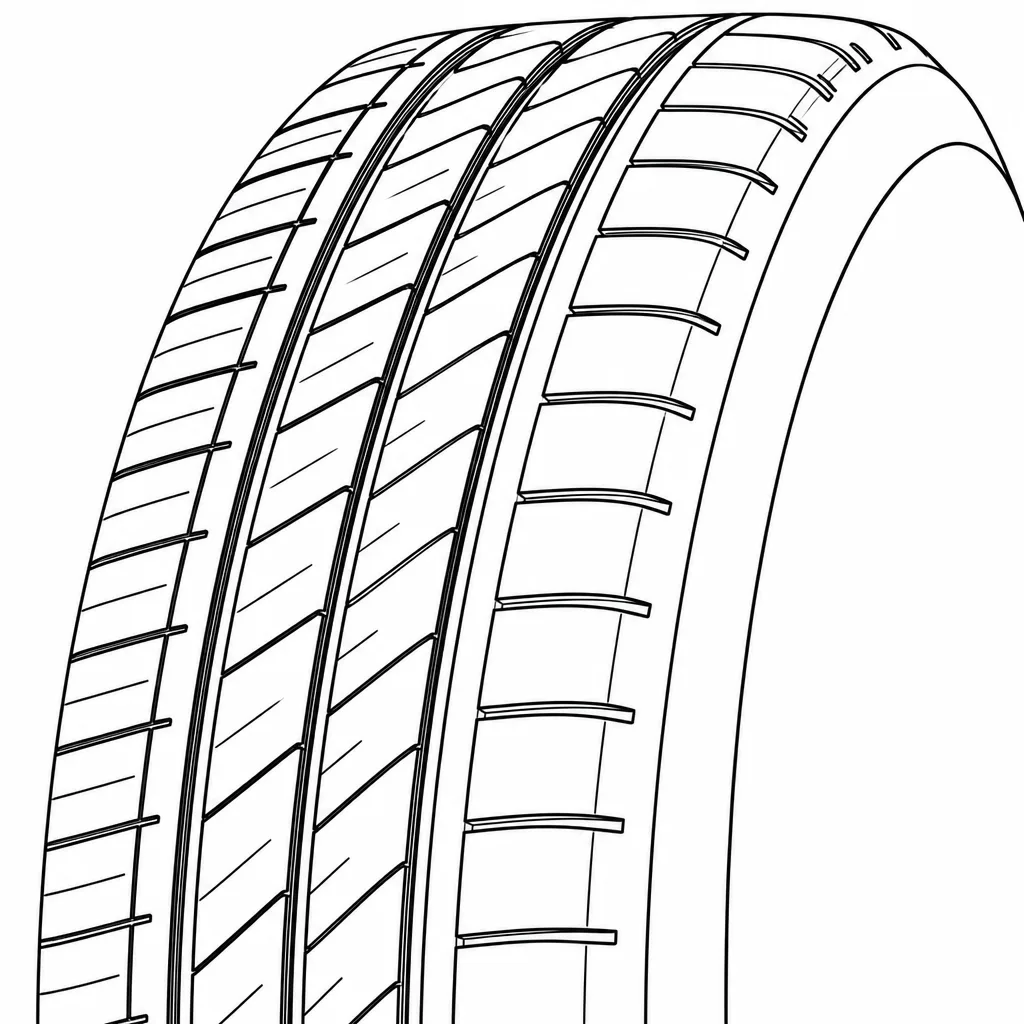 Schéma illustratif : Épaules longitudinales semi-continues à encoches courtes