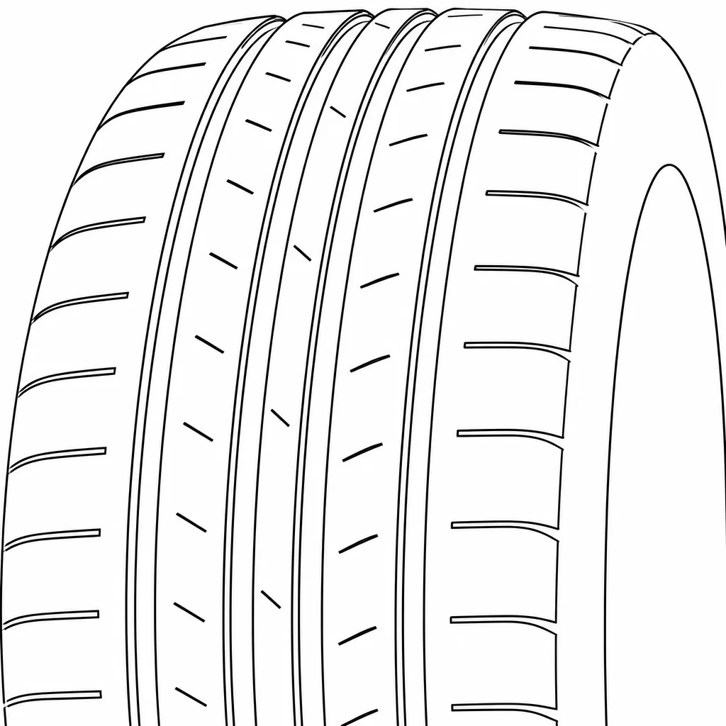 Schéma illustratif : Épaules semi-continues interrompues par des encoches obliques