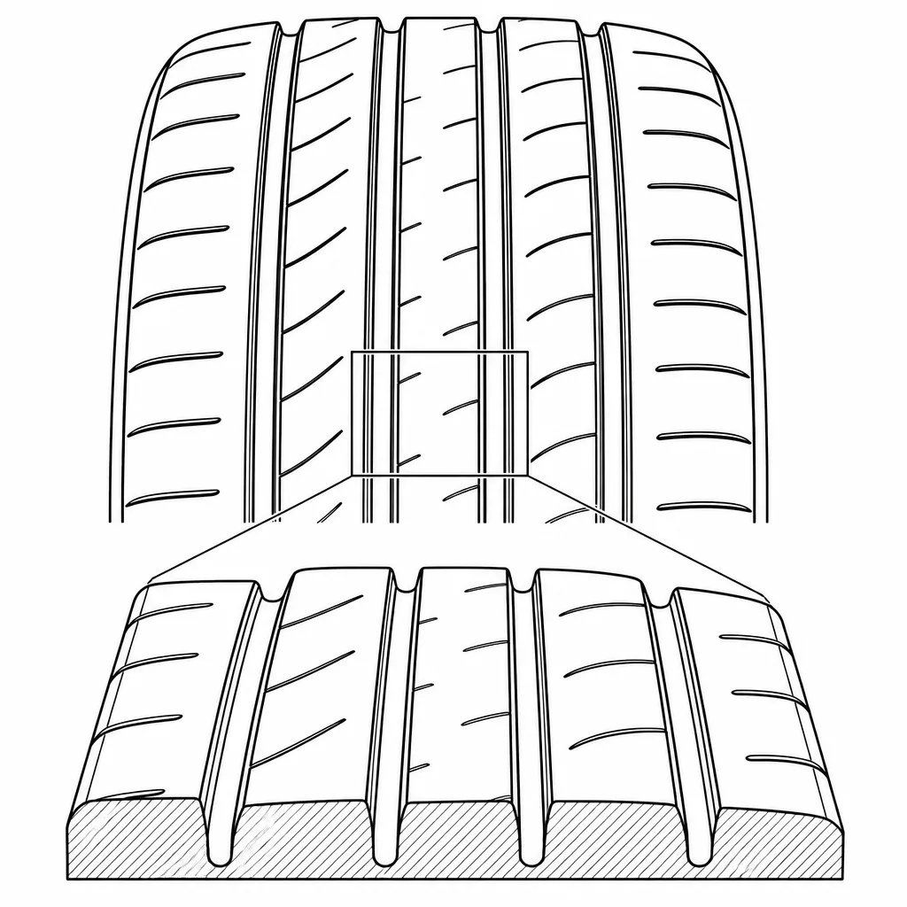 Schéma illustratif : Proportion élevée de gomme entre les vides principaux