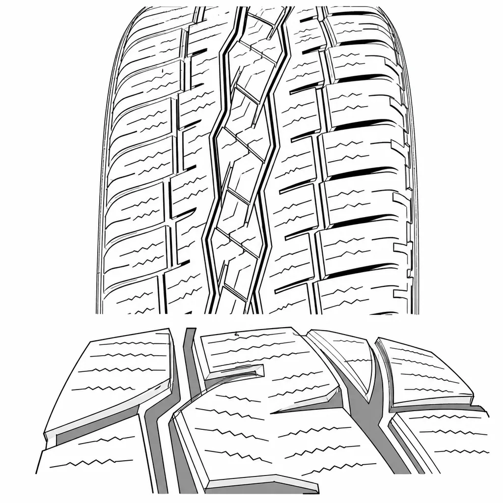 Schéma illustratif : Forte densité de lamelles obliques et transversales