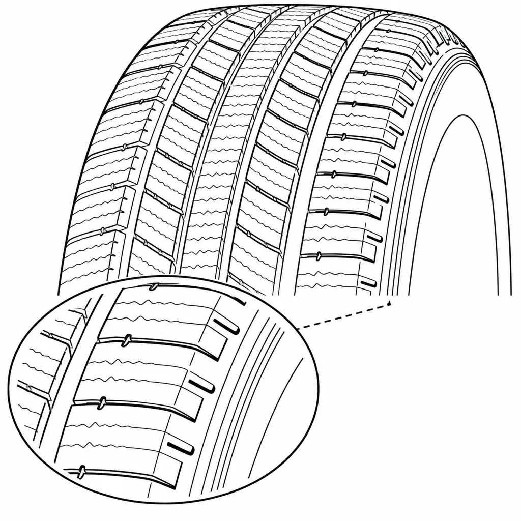 Schéma illustratif : Épaules serrées avec passages latéraux courts