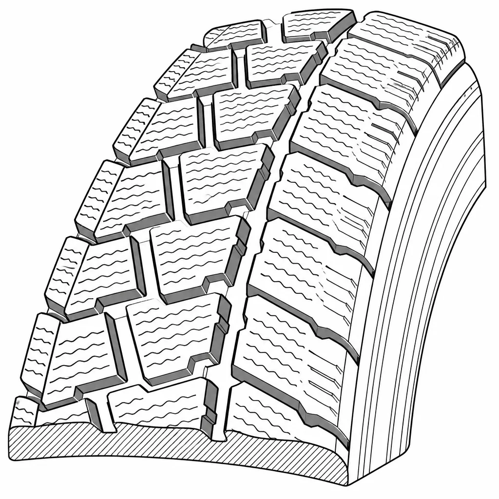 Schéma illustratif : Rangées décalées de pavés rectangulaires à polygonaux
