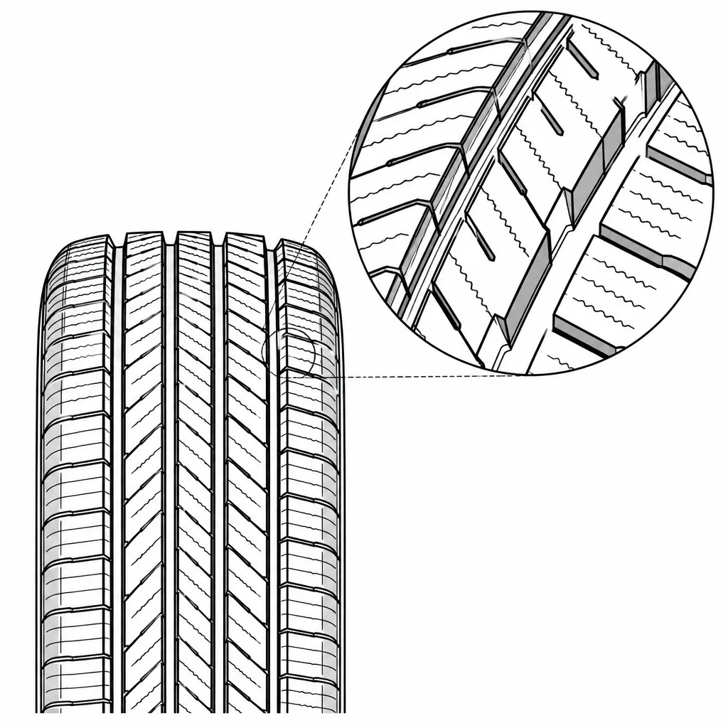 Schéma illustratif : Rapport élevé entre périmètre d’arêtes et surface pleine de gomme