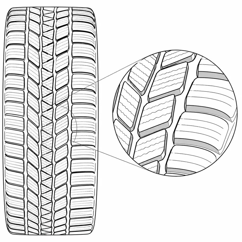 Schéma illustratif : Blocs obliques intermédiaires plus espacés