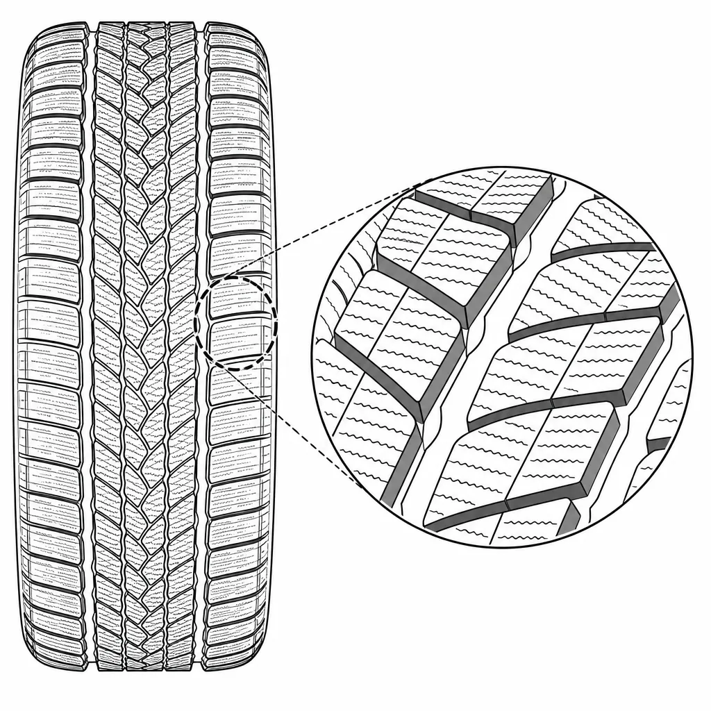 Schéma illustratif : Forte densité de lamelles transversales et obliques