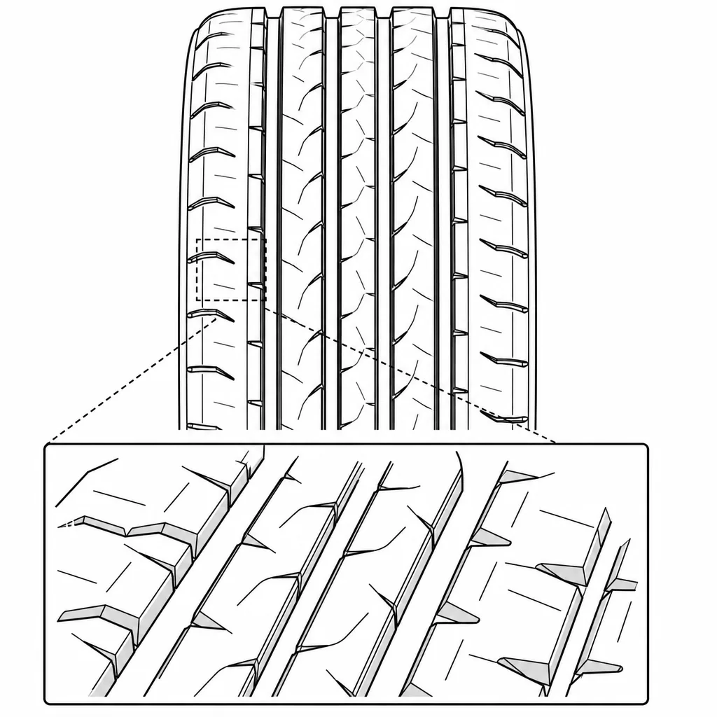 Schéma illustratif : Découpes obliques des éléments intermédiaires