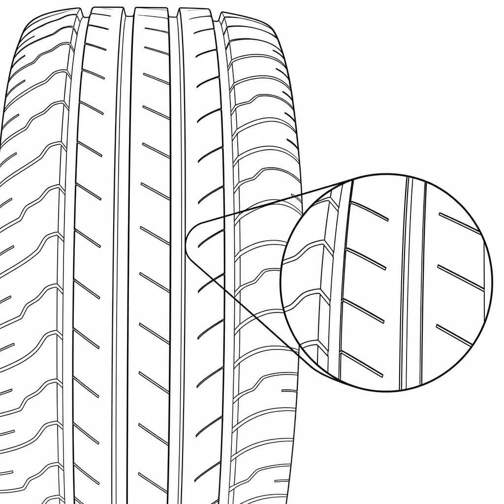 Schéma illustratif : Lamellisation moyenne et oblique des rangées intermédiaires