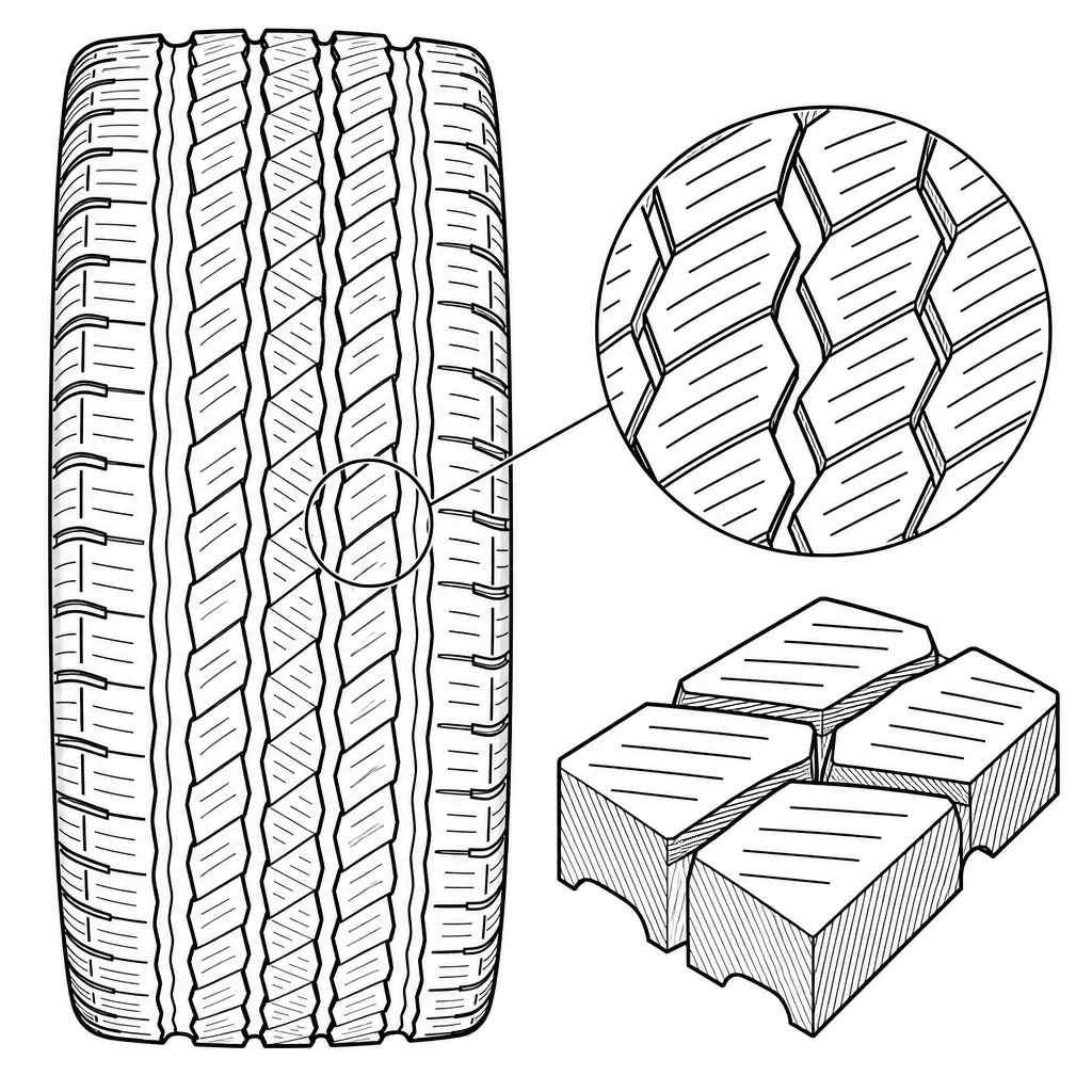 Schéma illustratif : Forte densité de lamelles obliques