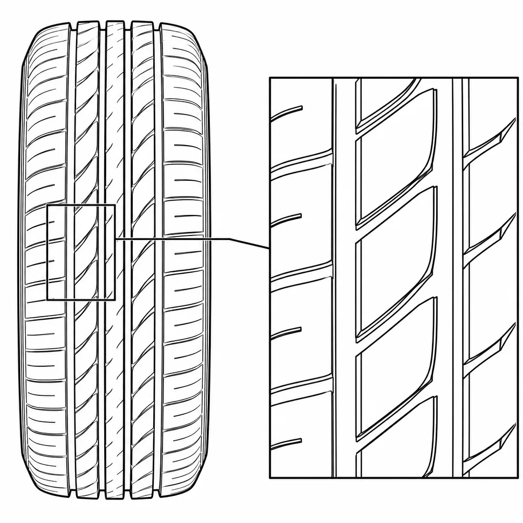 Schéma illustratif : Alternance de blocs obliques de dimensions différentes
