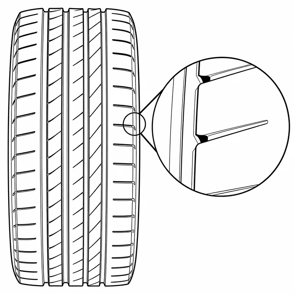 Schéma illustratif : Angles rentrants à la racine des encoches transversales d’épaule
