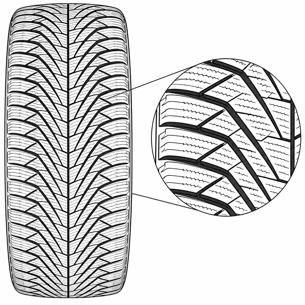 Schéma illustratif : Multiplication des segments de gomme à l’intérieur de chaque pavé