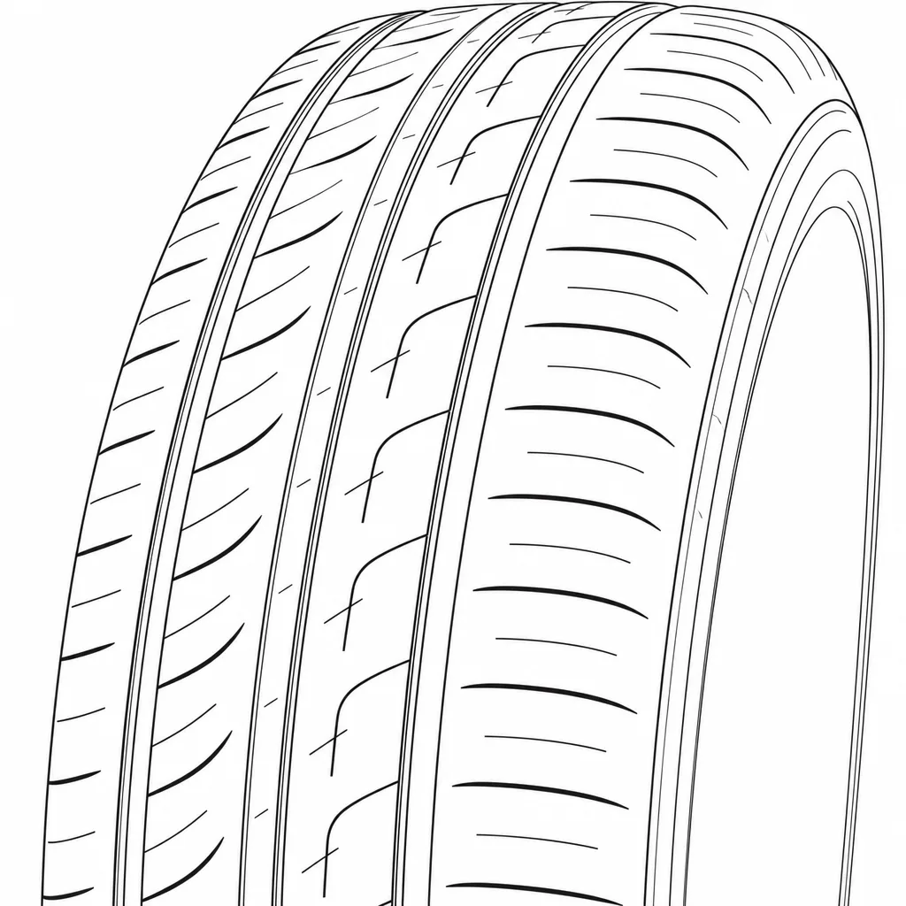 Schéma illustratif : Épaules semi-continues à fines entailles transversales