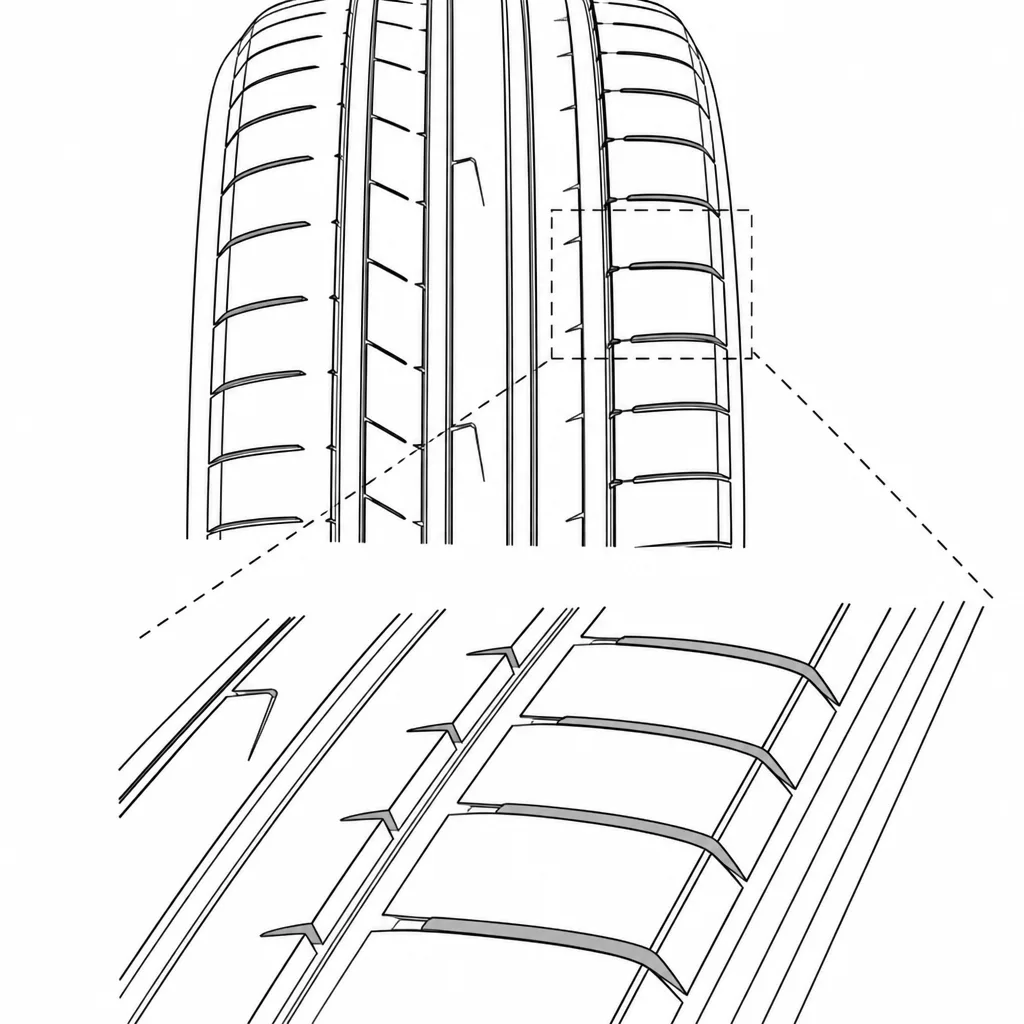 Schéma illustratif : Pas périphérique très régulier