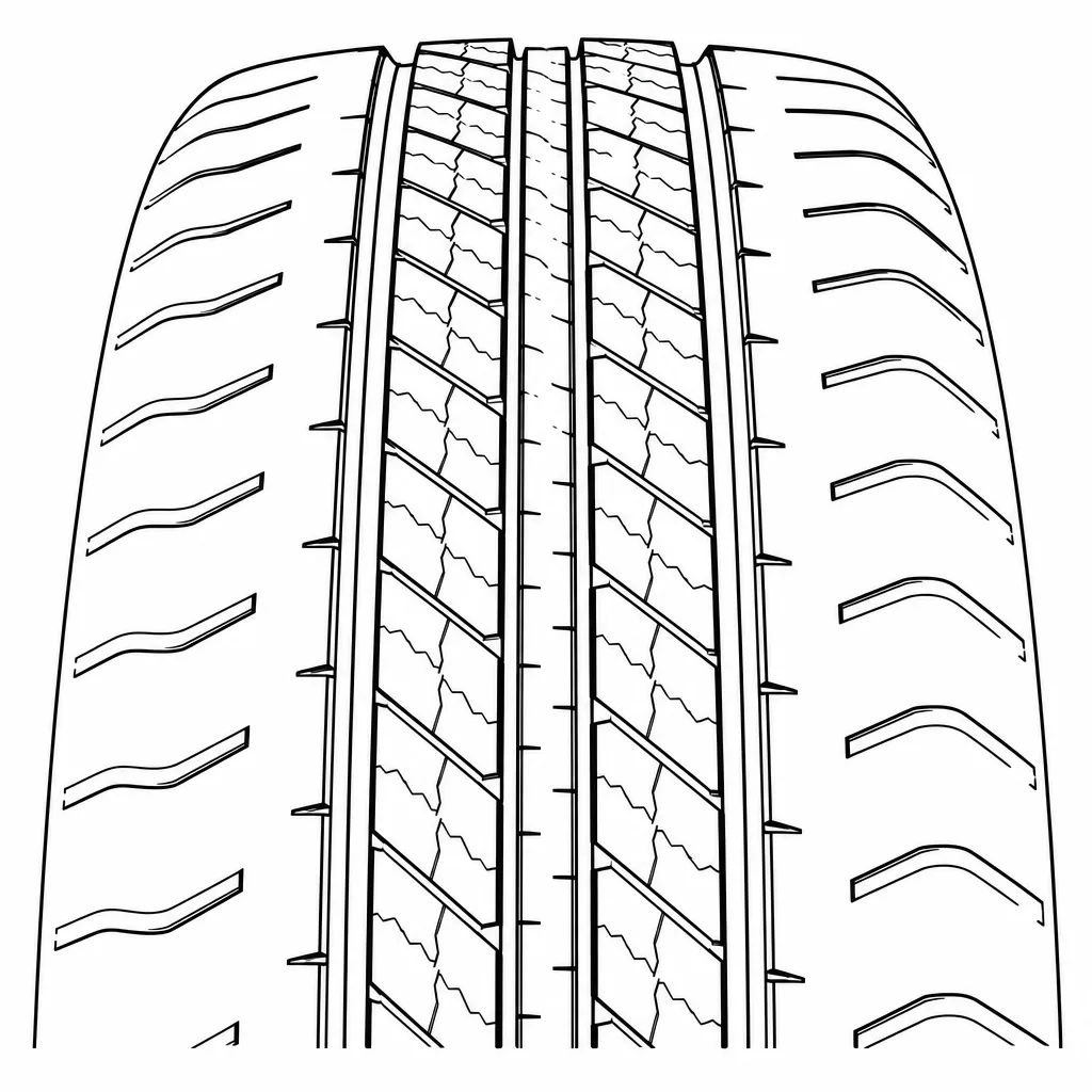 Schéma illustratif : Élément central axial de faible largeur