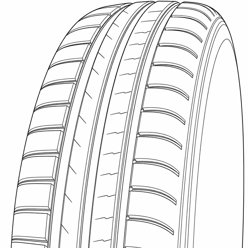 Schéma illustratif : Épaules longitudinales presque continues avec encoches transversales régulières