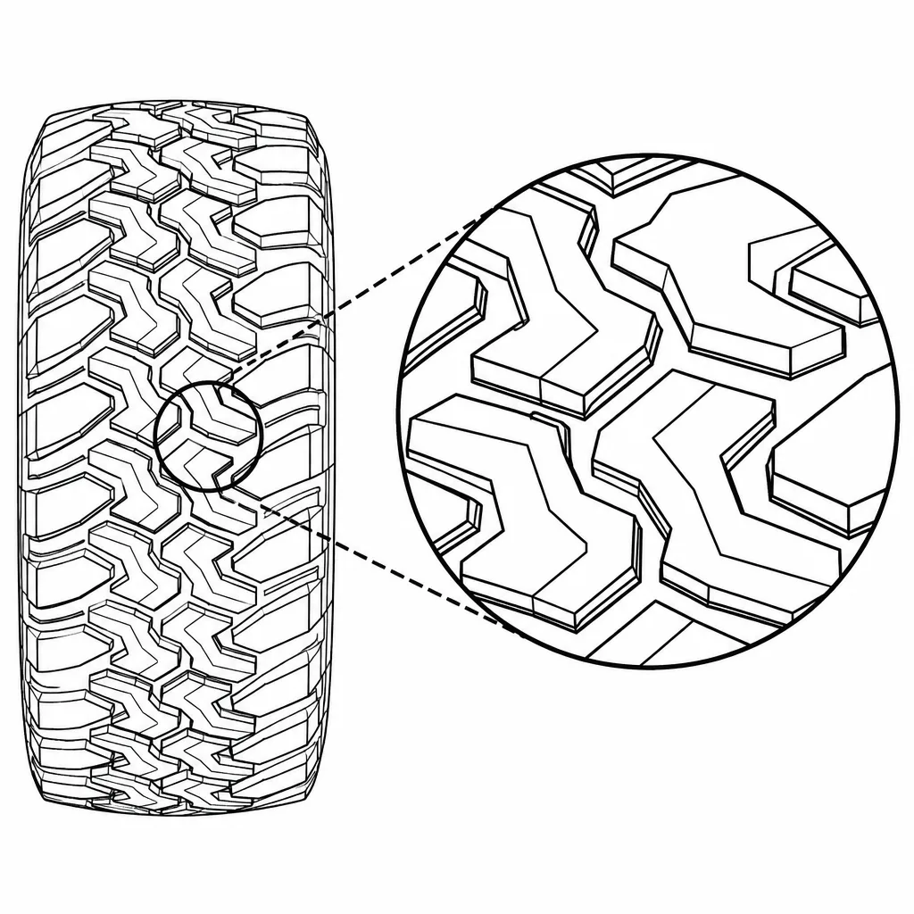 Schéma illustratif : Contours polygonaux comportant des angles et des coudes