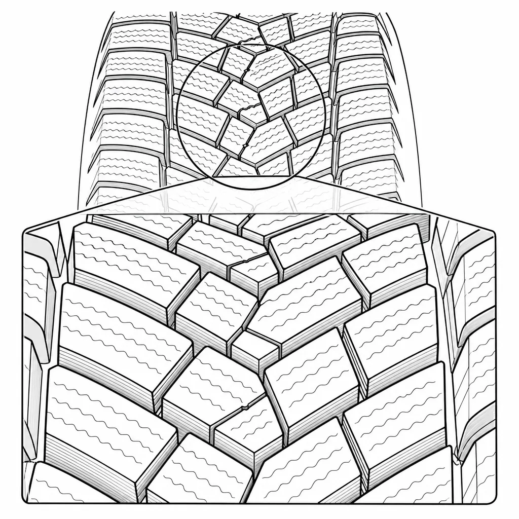Schéma illustratif : Assemblage des pavés centraux