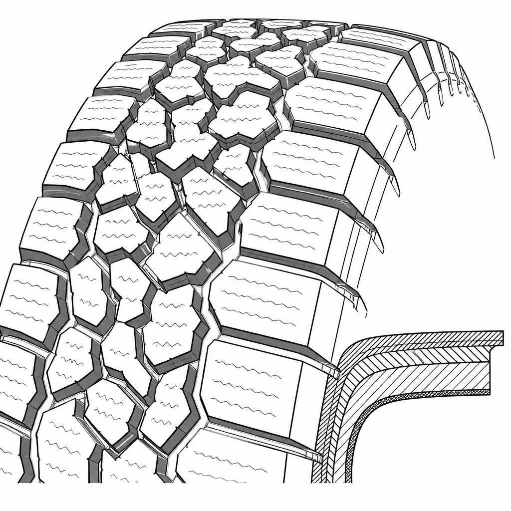 Schéma illustratif : Volume important des pavés d’épaule