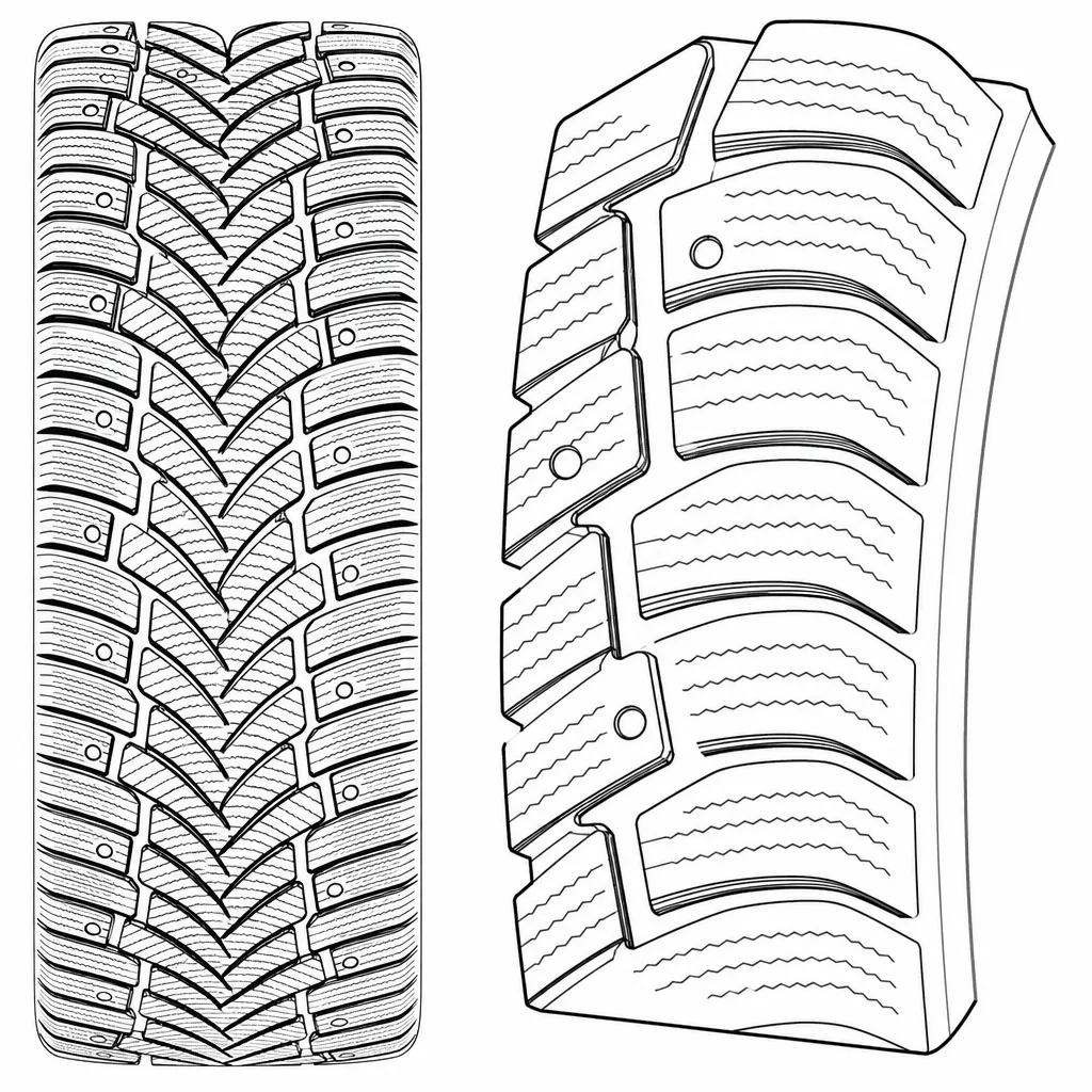 Schéma illustratif : Épaules à fort taux de gomme malgré leurs séparations inclinées