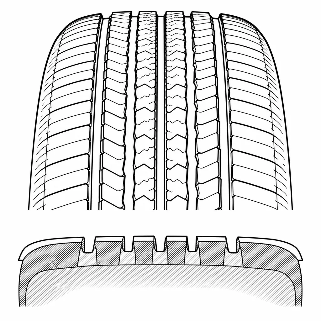 Schéma illustratif : Contraste de taux de gomme entre la zone médiane fractionnée et les épaules plus fermées