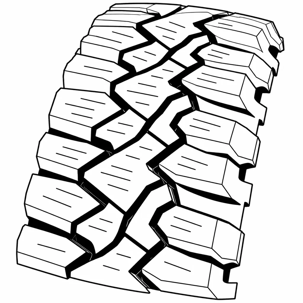Schéma illustratif : Lamellisation moyenne des blocs centraux et intermédiaires