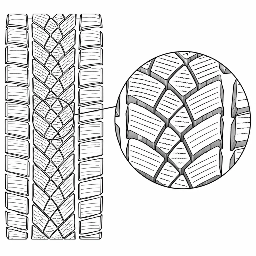 Schéma illustratif : Lamellisation serrée à orientations transversales et obliques