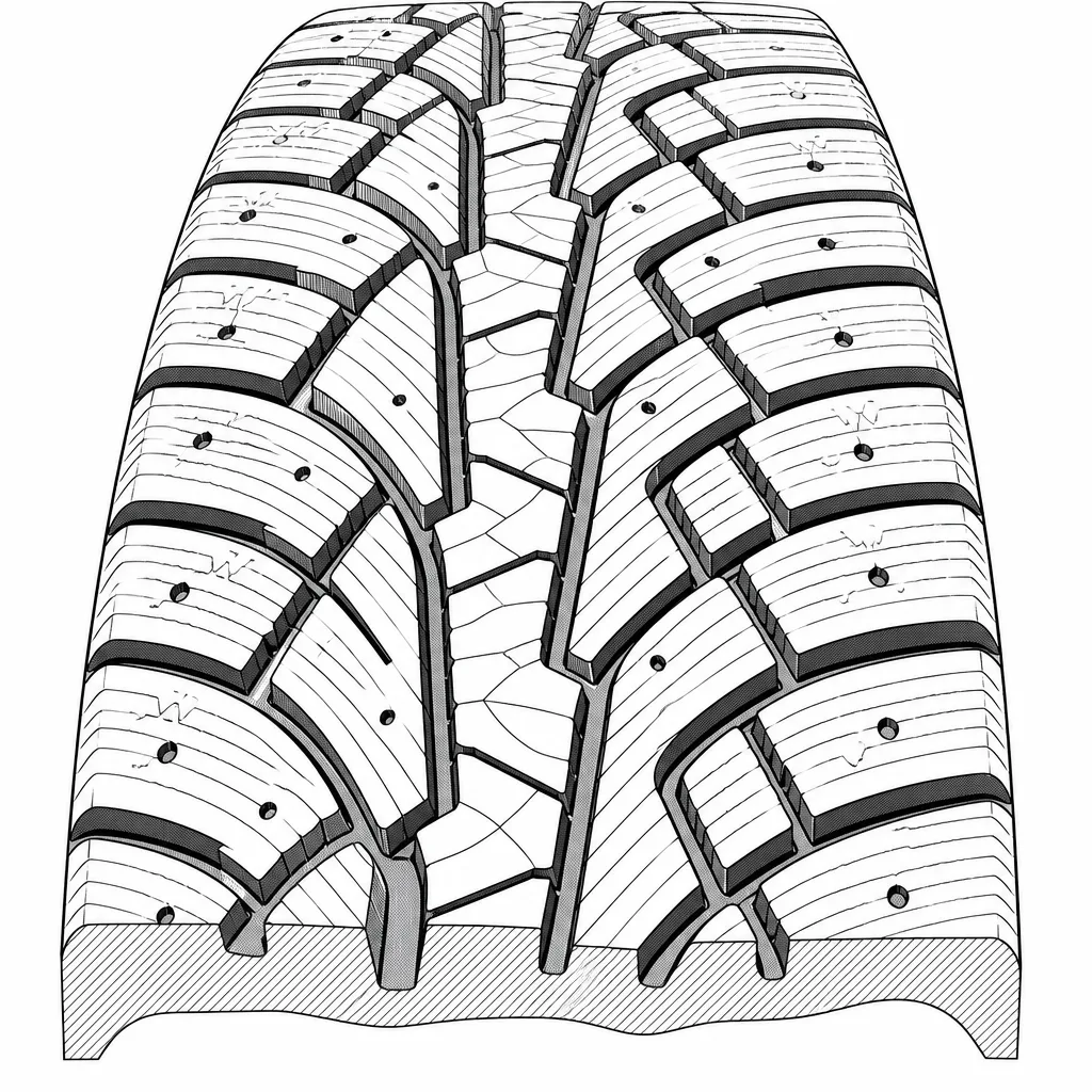 Schéma illustratif : Canaux longitudinaux sinueux visuellement interrompus par les blocs