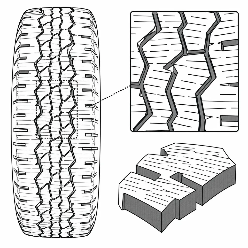 Schéma illustratif : Forte densité de lamelles transversales et obliques