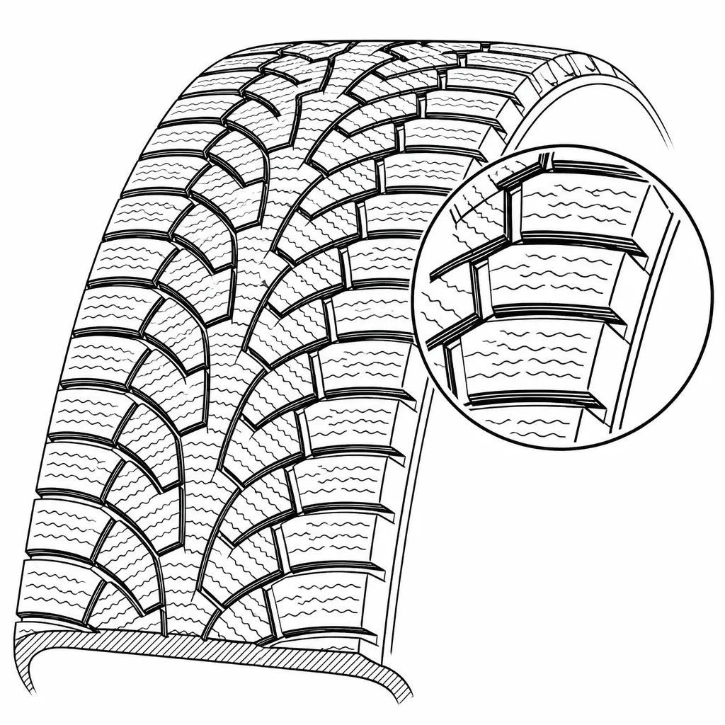 Schéma illustratif : Épaules segmentées mais composées de blocs rapprochés