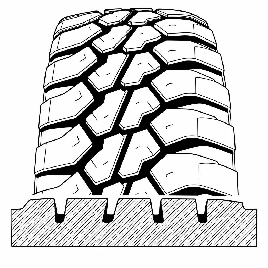 Schéma illustratif : Rapport gomme/vides élevé en faveur des espaces entre pavés