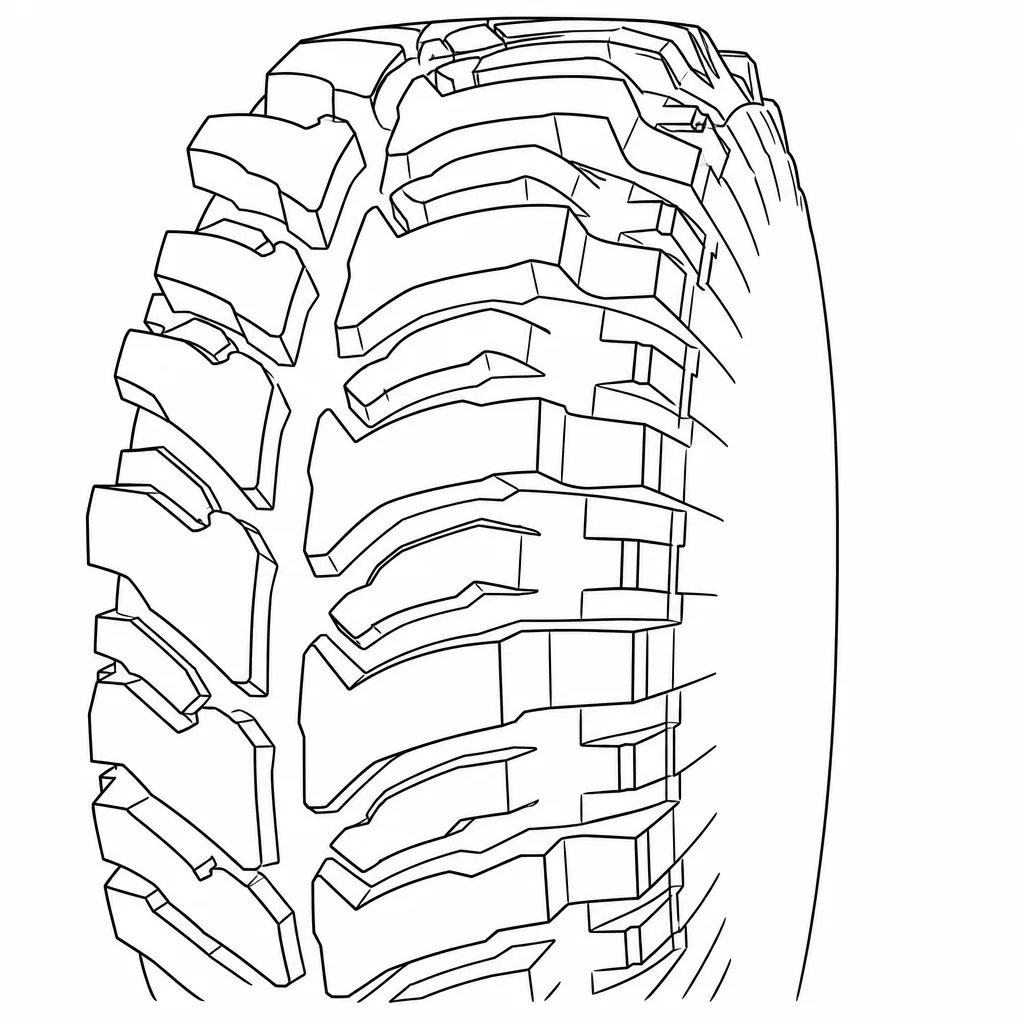 Schéma illustratif : Épaules symétriques à crampons très espacés
