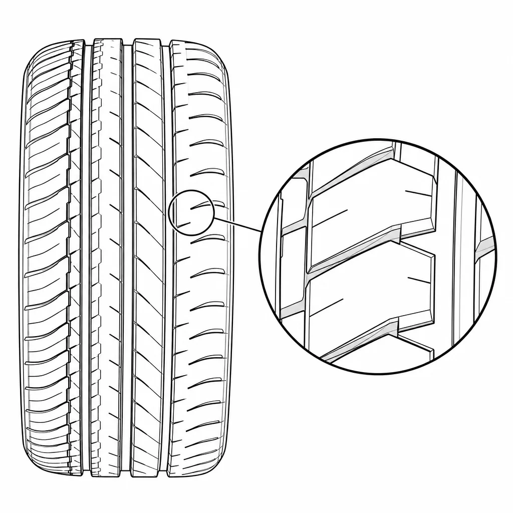 Schéma illustratif : Raccordements angulaires entre canaux et entailles