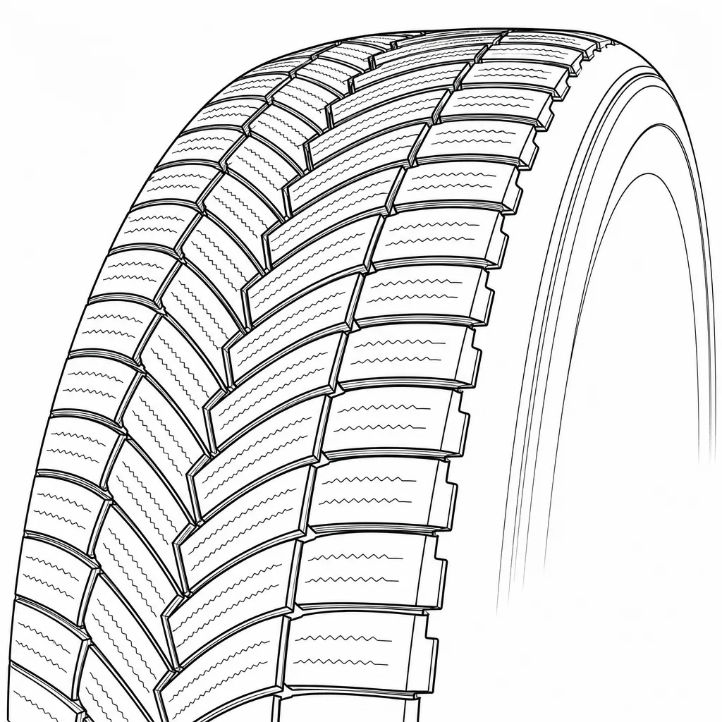 Schéma illustratif : Petits blocs d’épaule séparés par des encoches débouchantes