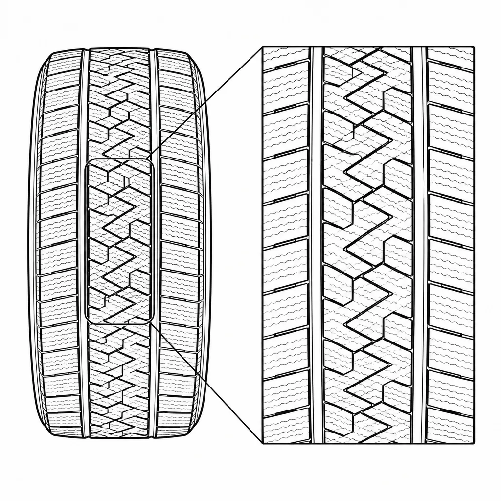 Schéma illustratif : Disposition en miroir autour de l’axe médian