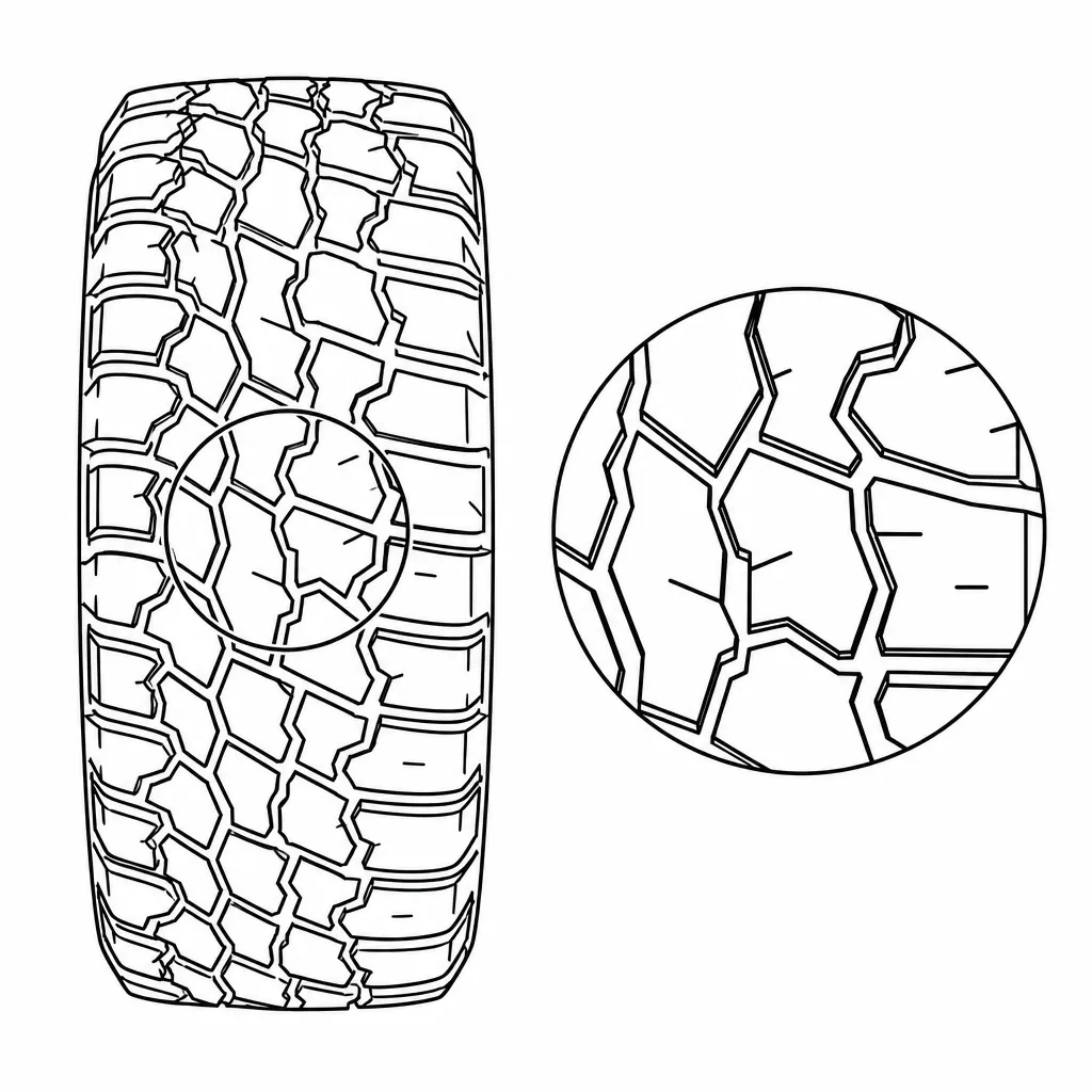 Schéma illustratif : Recouvrement longitudinal des formes polygonales entre rangées décalées