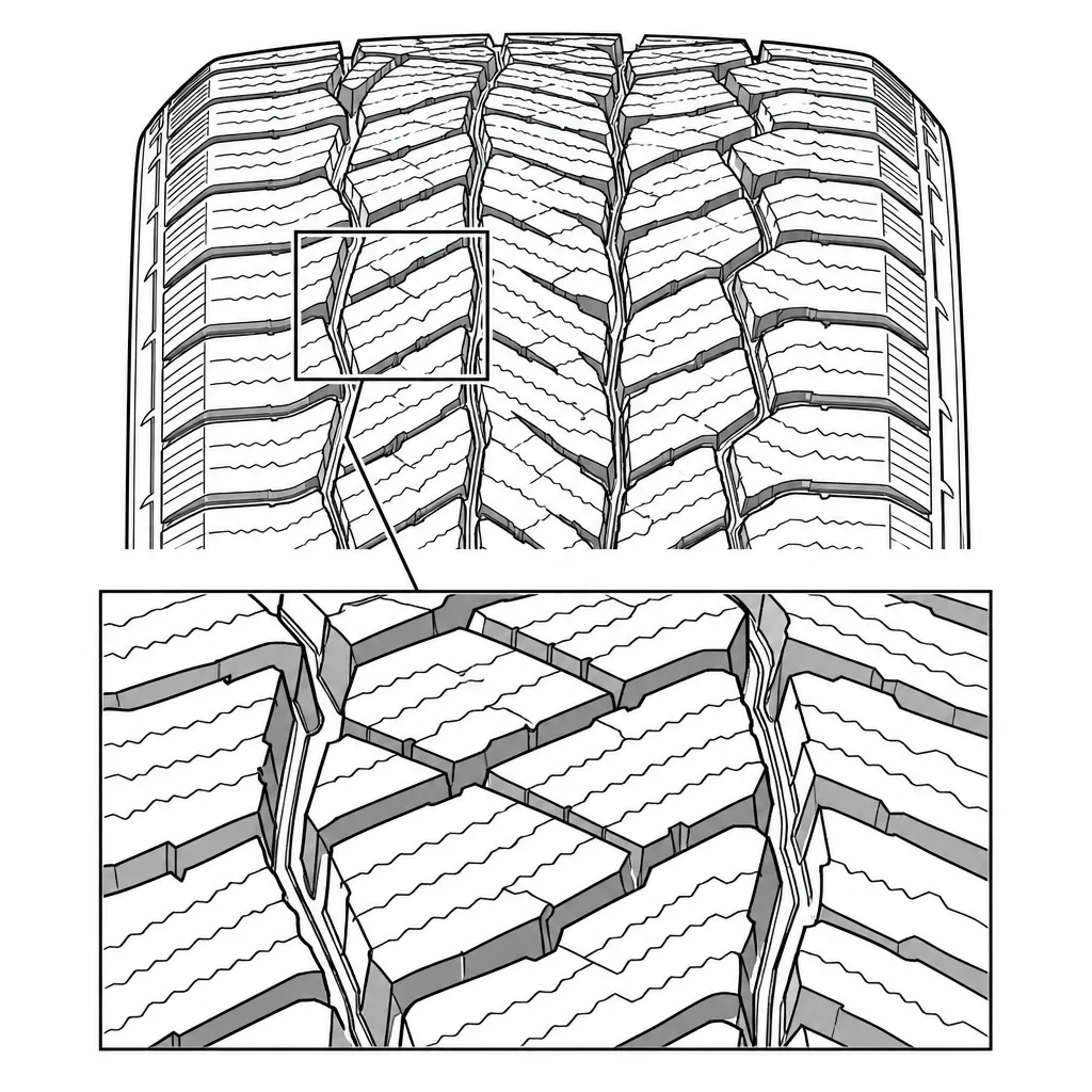 Schéma illustratif : Multiplication des pavés petits à moyens et des fines incisions