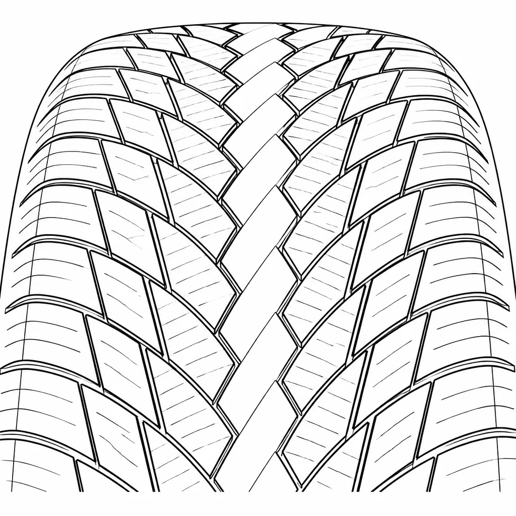 Schéma illustratif : Jonction médiane formée par les pointes imbriquées des chevrons