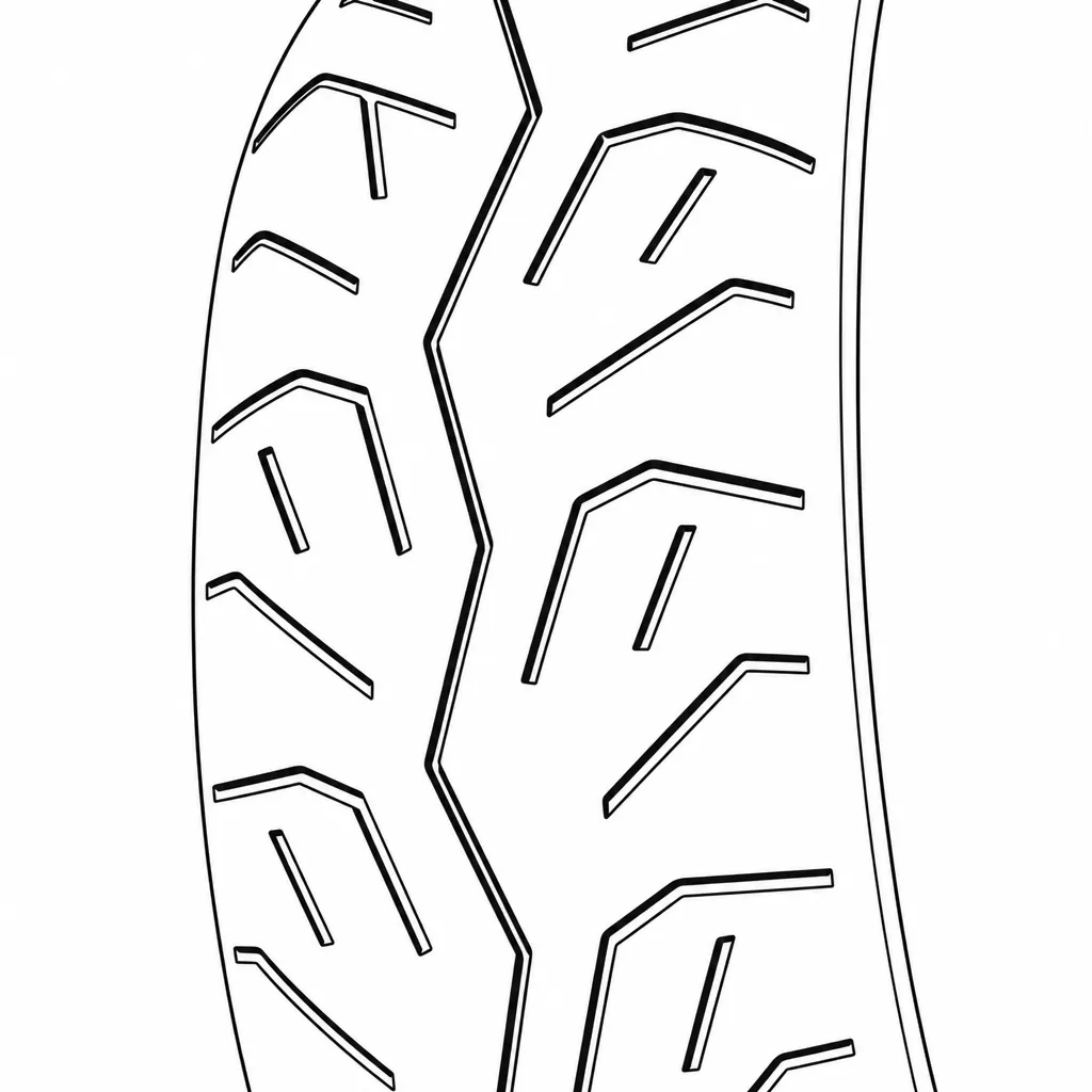 Schéma illustratif : Alternance gauche-droite des éléments en chevrons