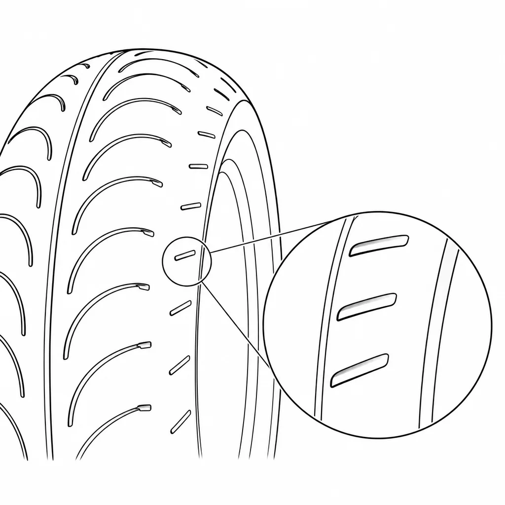 Schéma illustratif : Surfaces d’épaule séparées par des encoches courtes