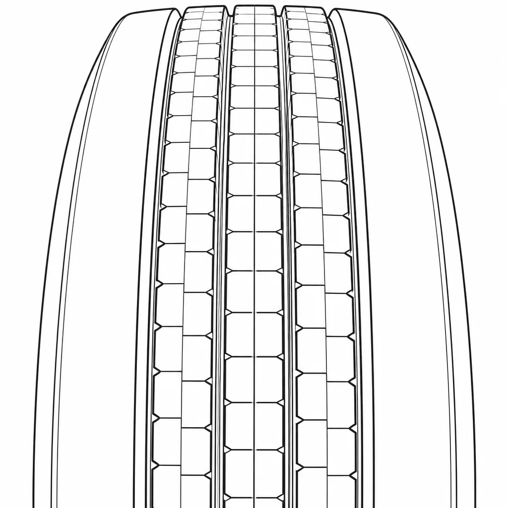 Schéma illustratif : Répartition symétrique des bandes et des épaules