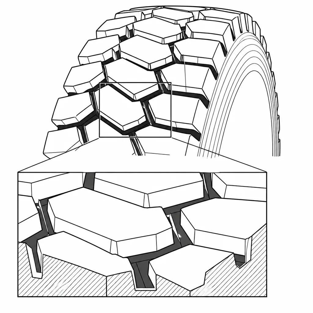Schéma illustratif : Fort taux de vide entre les pavés