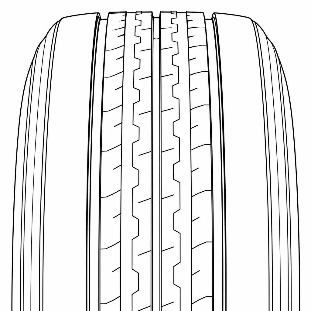 Schéma illustratif : Symétrie du dessin et répartition identique des bandes à gauche et à droite