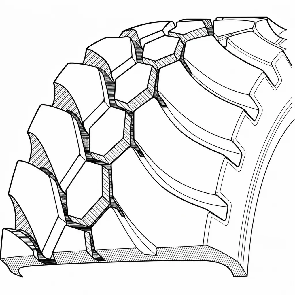 Schéma illustratif : Creux profonds entre les rangées de pavés