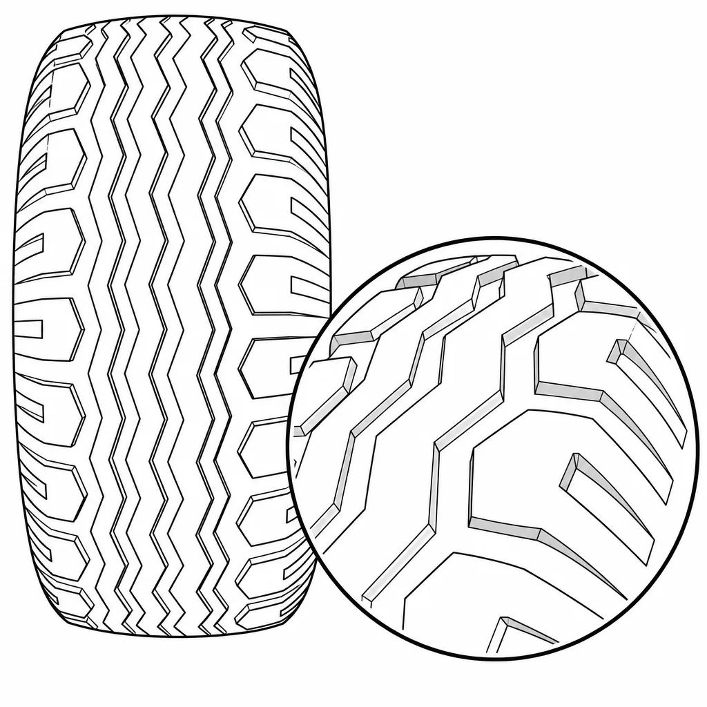 Schéma illustratif : Blocs polygonaux dépourvus de lamelles