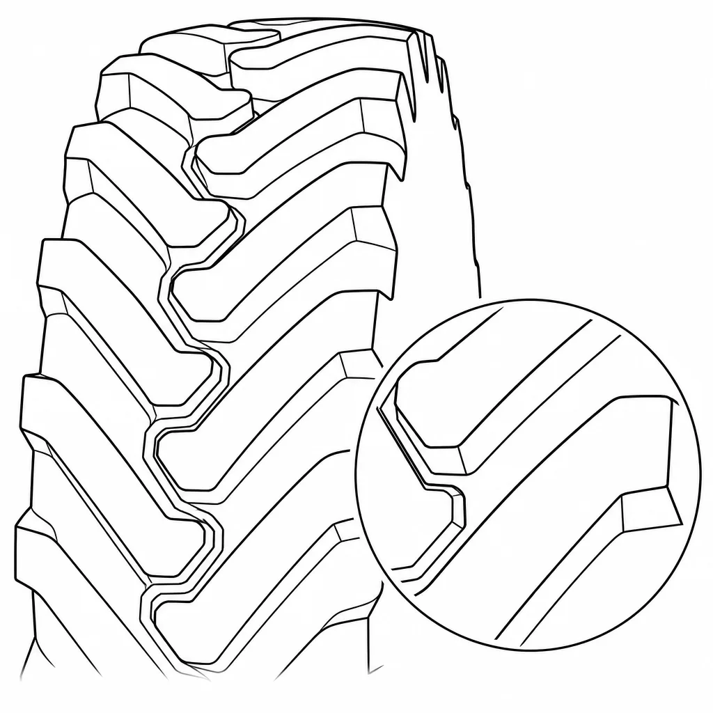 Schéma illustratif : Chevrons non lamellisés