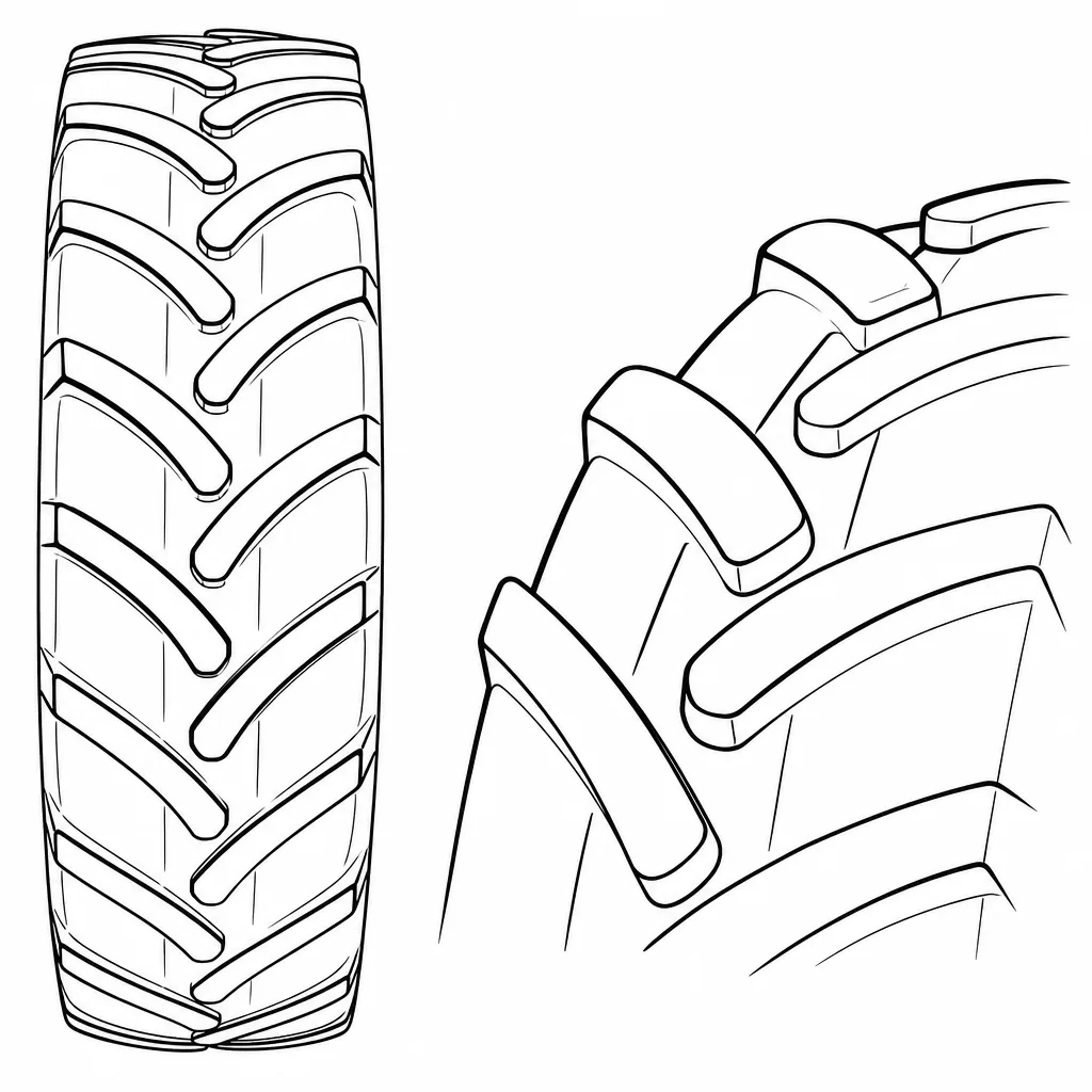 Schéma illustratif : Faible densité d’entailles sur les barrettes